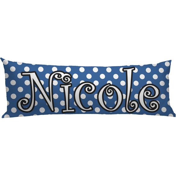 Custom Polka Dots Body Pillow Case (Personalized)