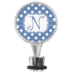 Polka Dots Wine Bottle Stopper (Personalized)