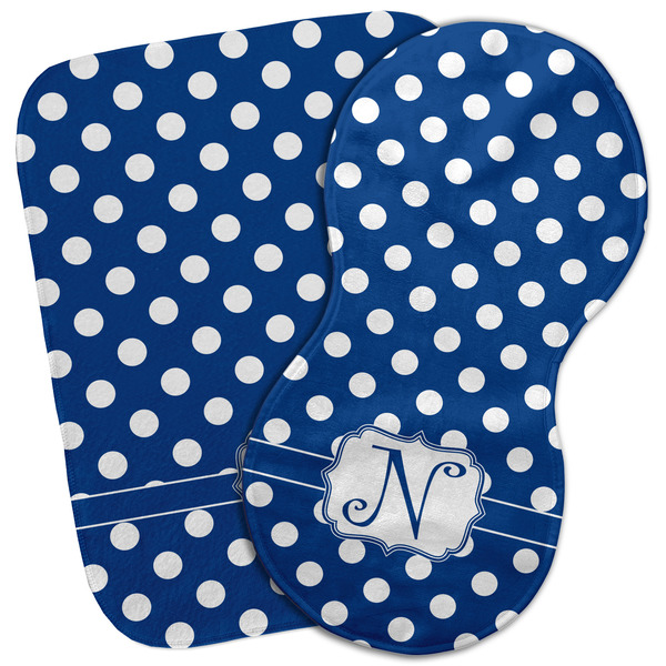 Custom Polka Dots Burp Cloth (Personalized)