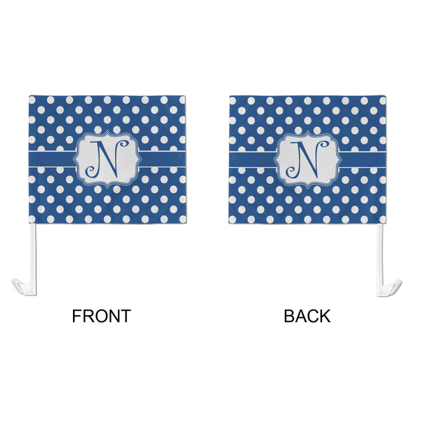 Polka Dots Car Flag - Large - APPROVAL