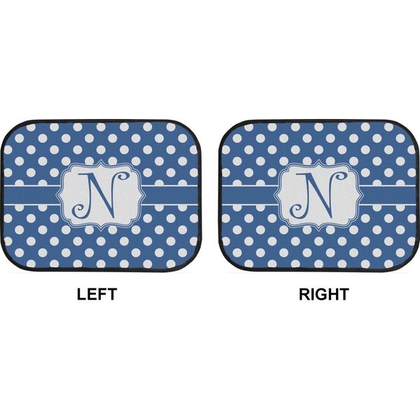 Polka Dots Car Floor Mats (Back Seat) (Approval)