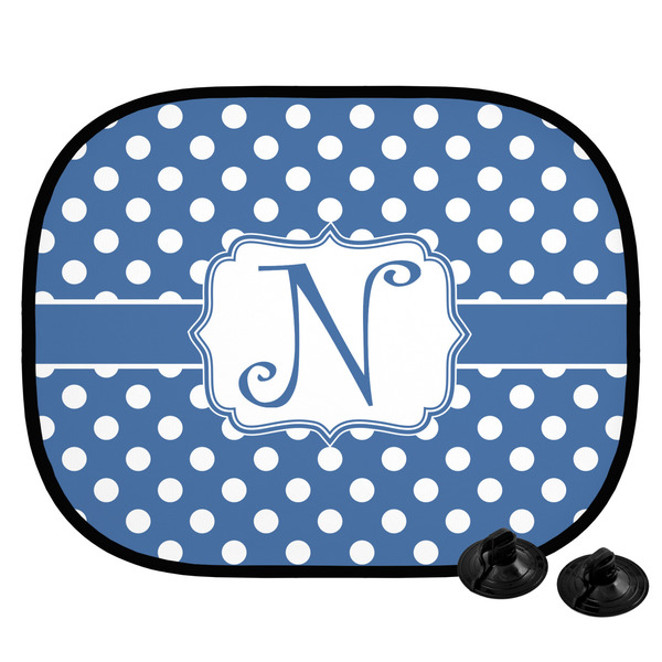 Custom Polka Dots Car Side Window Sun Shade (Personalized)