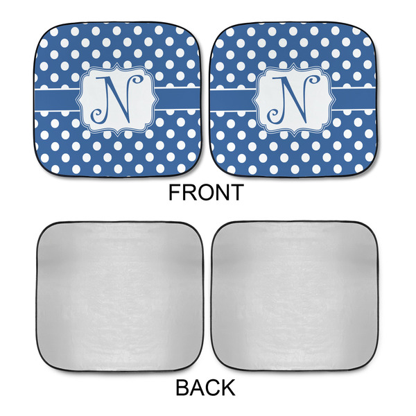 Polka Dots Car Sun Shades - APPROVAL