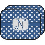Polka Dots Car Floor Mats (Back Seat) (Personalized)