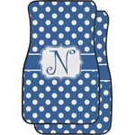 Polka Dots Car Floor Mats (Personalized)