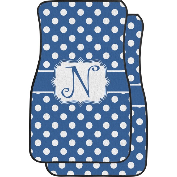 Custom Polka Dots Car Floor Mats (Personalized)