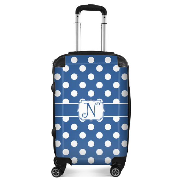 Custom Polka Dots Suitcase - 20" Carry On (Personalized)