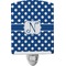 Polka Dots Ceramic Night Light (Personalized)