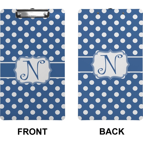 Polka Dots Clipboard (Legal) (Front + Back)