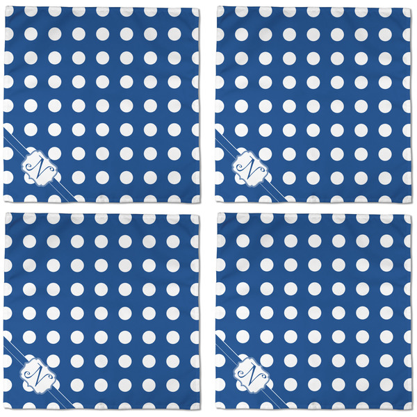 Polka Dots Cloth Napkins - Personalized Dinner (APPROVAL) Set of 4