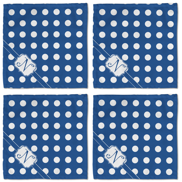 Polka Dots Cloth Napkins - Personalized Lunch (APPROVAL) Set of 4