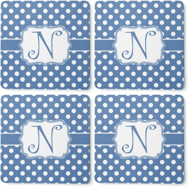 Polka Dots Coaster Rubber Back - Apvl