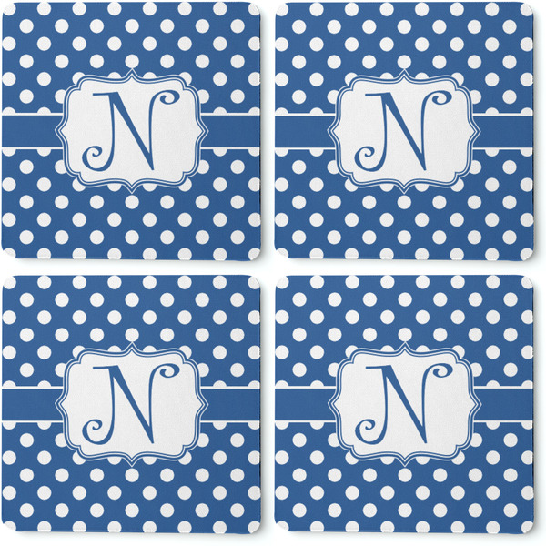 Polka Dots Coaster Rubber Back - Apvl