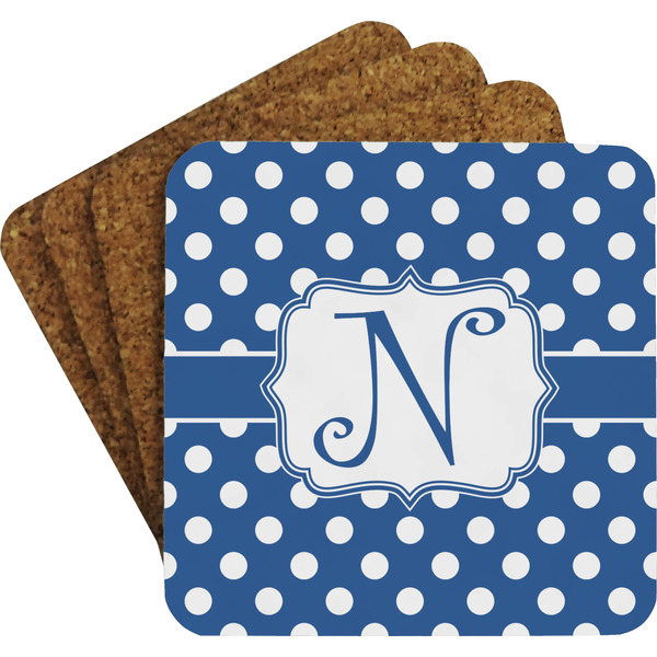 Polka Dots Coaster Set (Personalized)