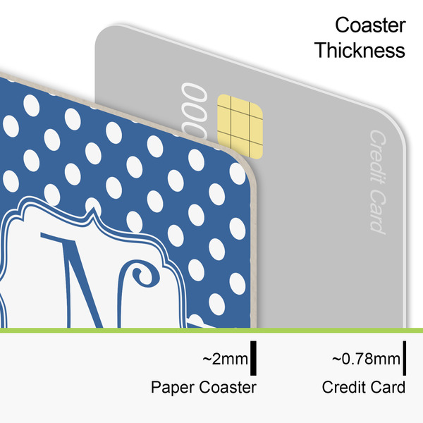 Polka Dots Coaster Thickness