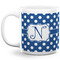 Polka Dots 20 Oz Coffee Mug - White (Personalized)