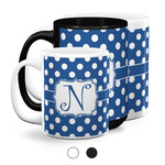 Polka Dots Coffee Mugs (Personalized)