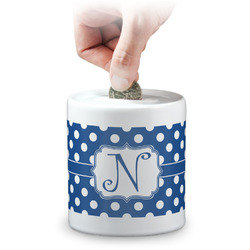 Polka Dots Coin Bank (Personalized)