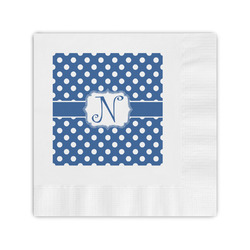Polka Dots Coined Cocktail Napkins (Personalized)