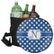 Polka Dots Collapsible Personalized Cooler & Seat