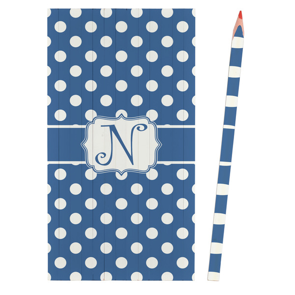 Polka Dots Colored Pencils - Front View