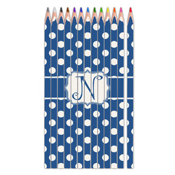 Polka Dots Colored Pencils (Personalized)