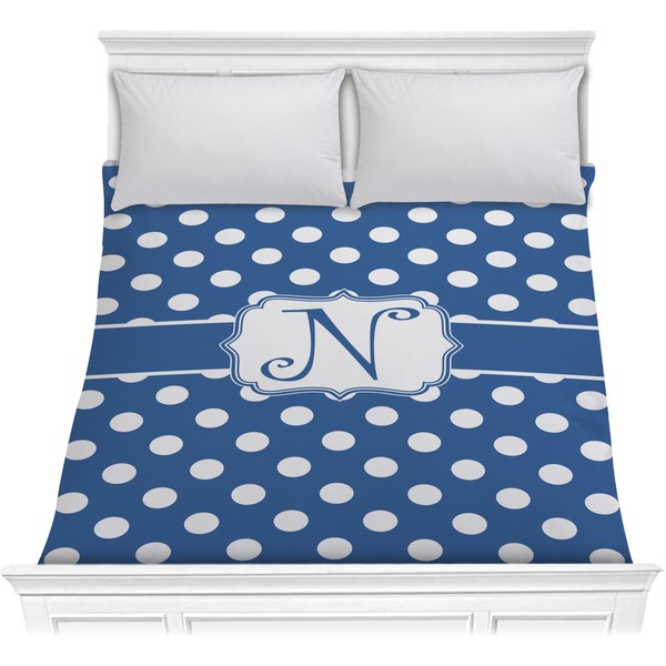 Custom Polka Dots Comforter - Full / Queen (Personalized)
