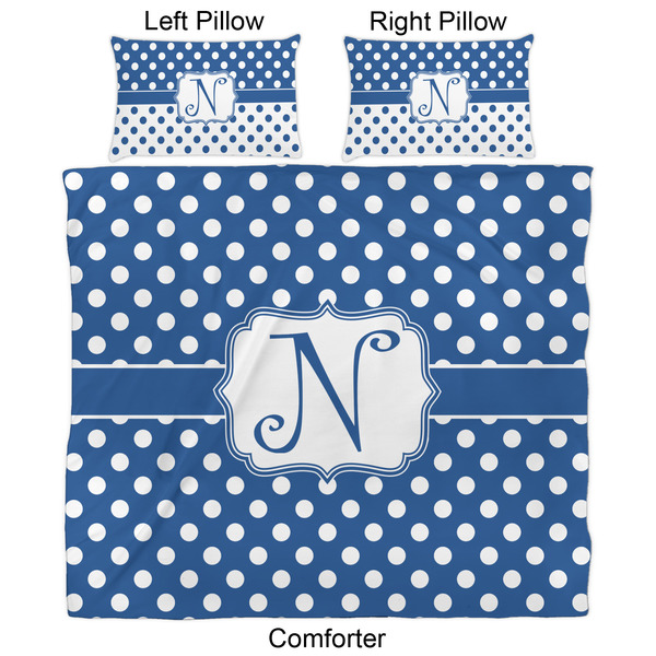 Polka Dots Comforter Set - King - Approval