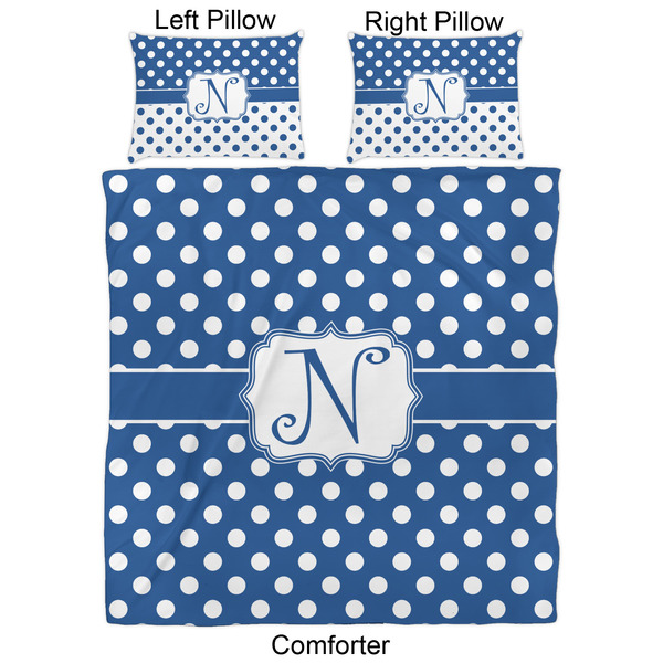 Polka Dots Comforter Set - Queen - Approval