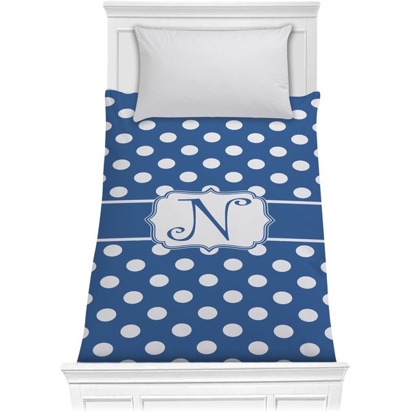 Custom Polka Dots Comforter - Twin XL (Personalized)
