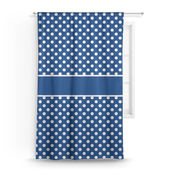 Custom Polka Dots Curtain - 50"x84" Panel