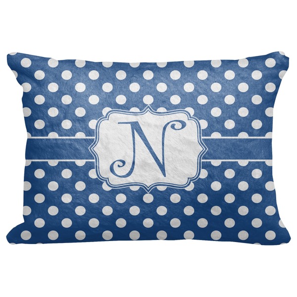 Custom Polka Dots Decorative Baby Pillowcase - 16"x12" (Personalized)