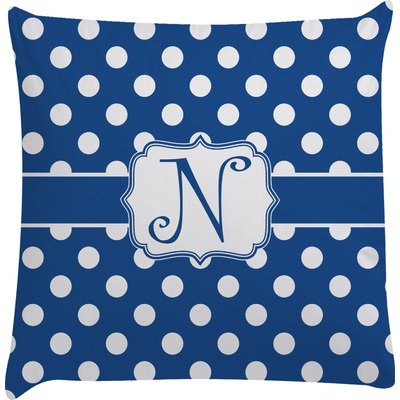 Polka Dots Decorative Pillow Case (Personalized)