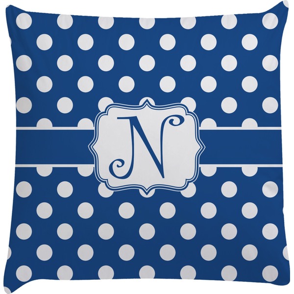 Custom Polka Dots Decorative Pillow Case (Personalized)