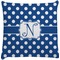 Polka Dots Decorative Pillow Case (Personalized)