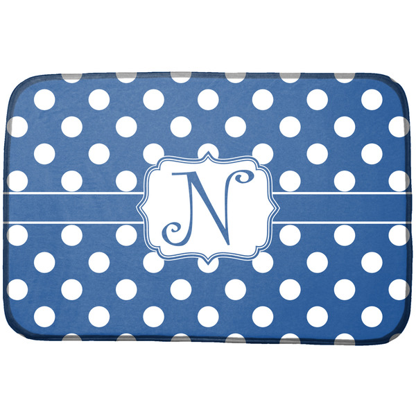 Custom Polka Dots Dish Drying Mat (Personalized)