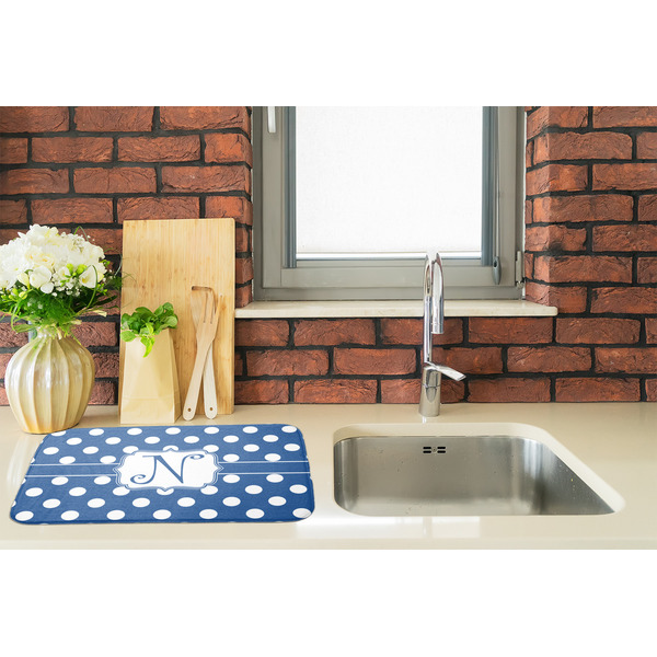 Polka Dots Dish Drying Mat - LIFESTYLE 2