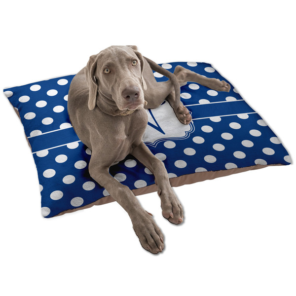 Polka Dots Dog Bed - Large LIFESTYLE
