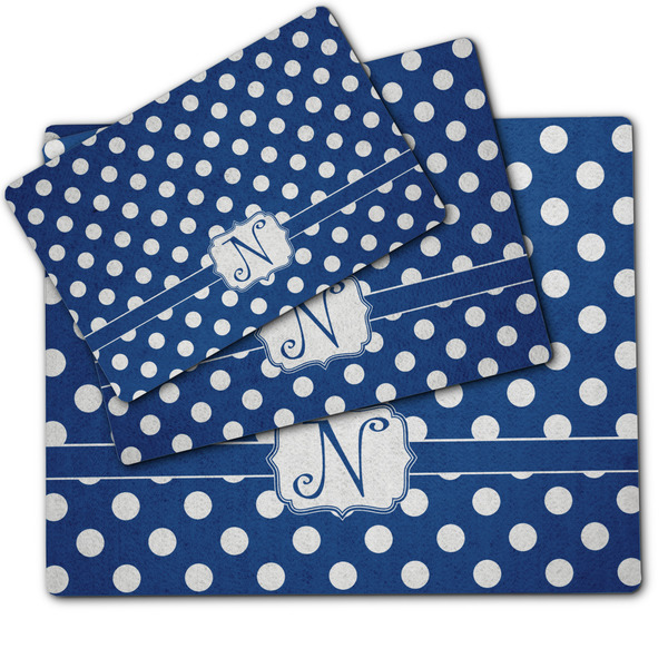 Polka Dots Dog Food Mat - MAIN (sm, med, lrg)