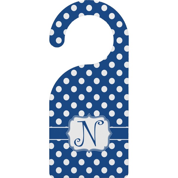 Custom Polka Dots Door Hanger (Personalized)