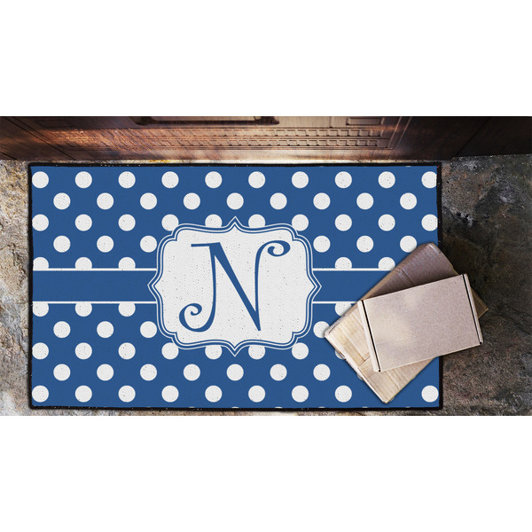 Polka Dots Door Mat - LIFESTYLE (Lrg)