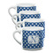 Polka Dots Double Shot Espresso Cups - Set of 4 (Personalized)