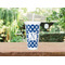 Polka Dots Double Wall Tumbler with Straw Lifestyle