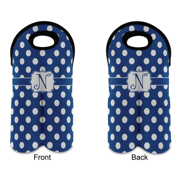 Polka Dots Double Wine Tote - APPROVAL (new)