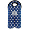 Polka Dots Double Wine Tote - Front (new)