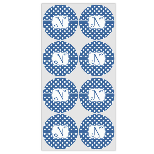 Polka Dots Drink Topper - Medium - Set of 12