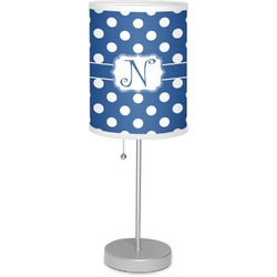 Polka Dots Lamp with Drum Shade (Personalized)