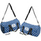 Polka Dots Duffle bag large front and back sides