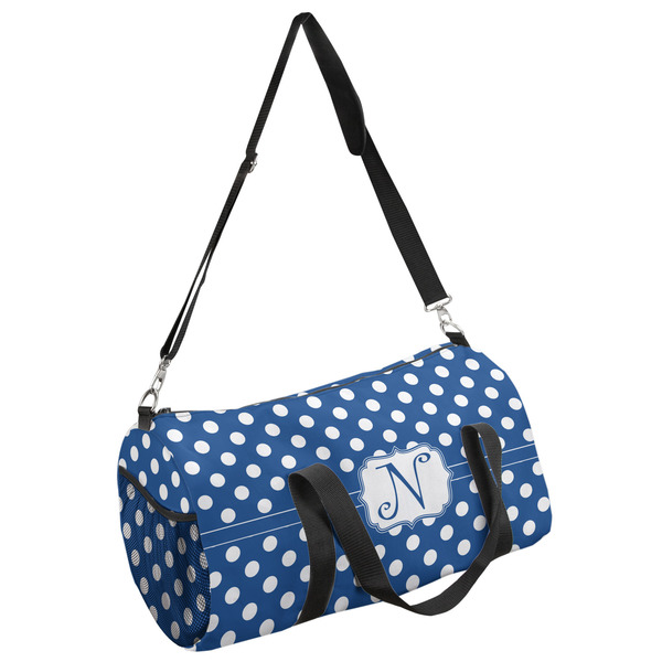 Custom Polka Dots Duffel Bag - Small (Personalized)