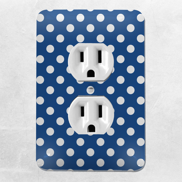 Polka Dots Electric Outlet Plate - LIFESTYLE